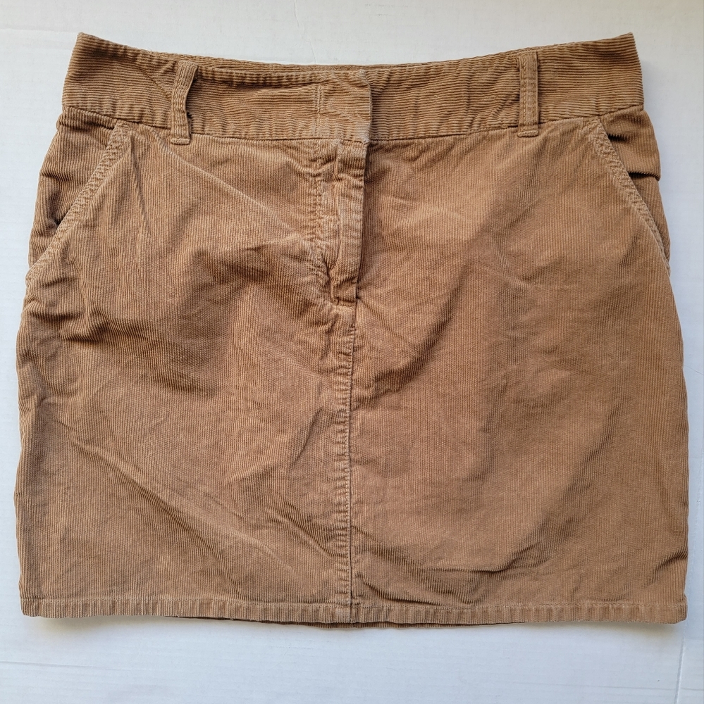 J Crew Corduroy Mini Skirt
